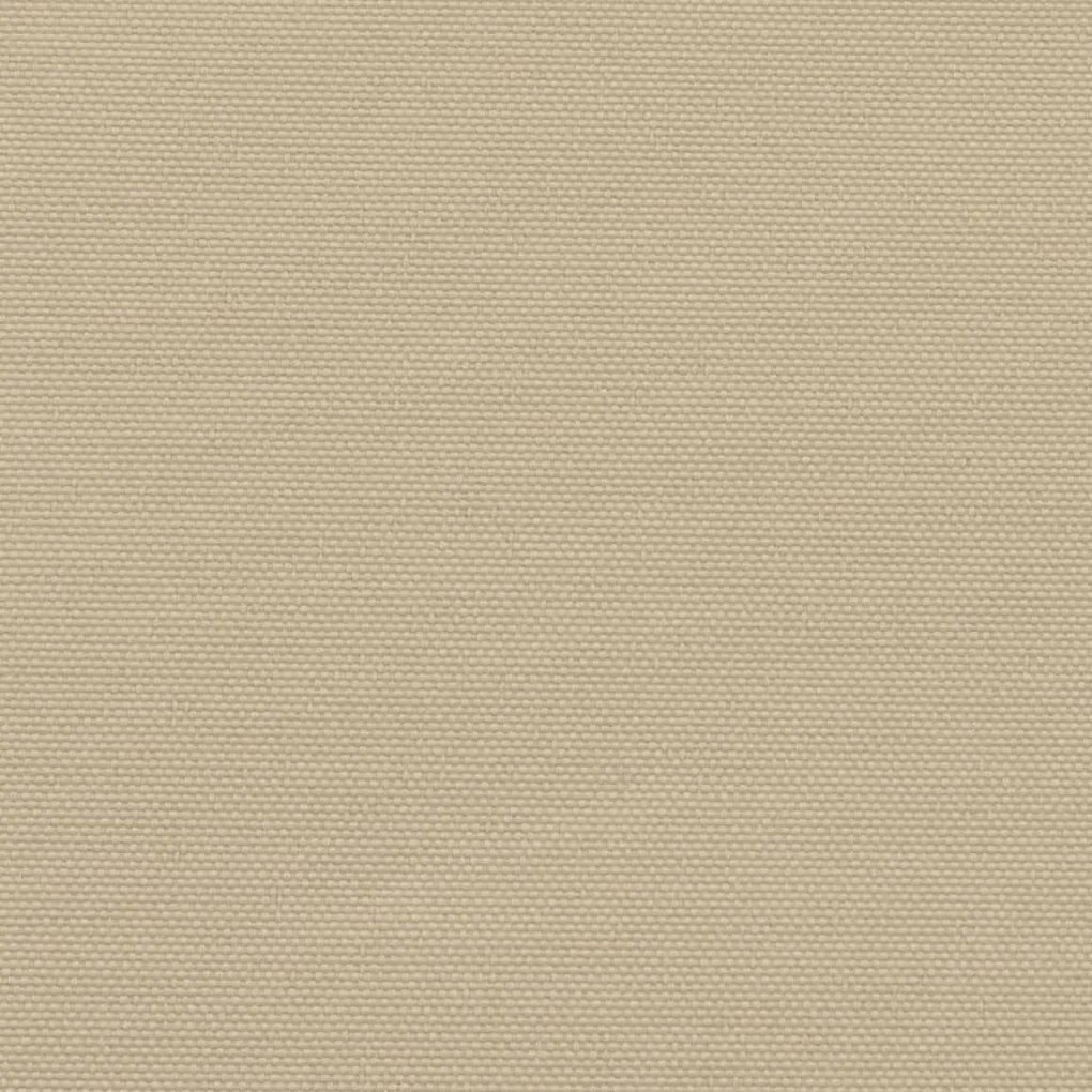 bézs behúzható oldalsó napellenző 220 x 1200 cm