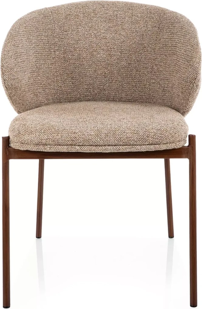 Étkezőszék KIOTO, dió/bézs