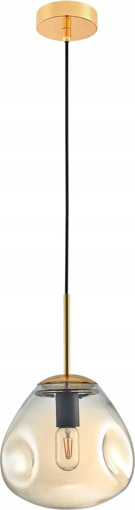 Függőlámpa Italux Arany Ø25cm 60W E27 Modern