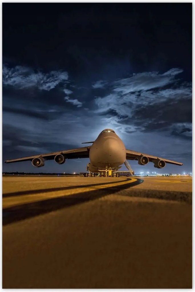 Poszterek 80x120 Nagy repülőgép repülőtér