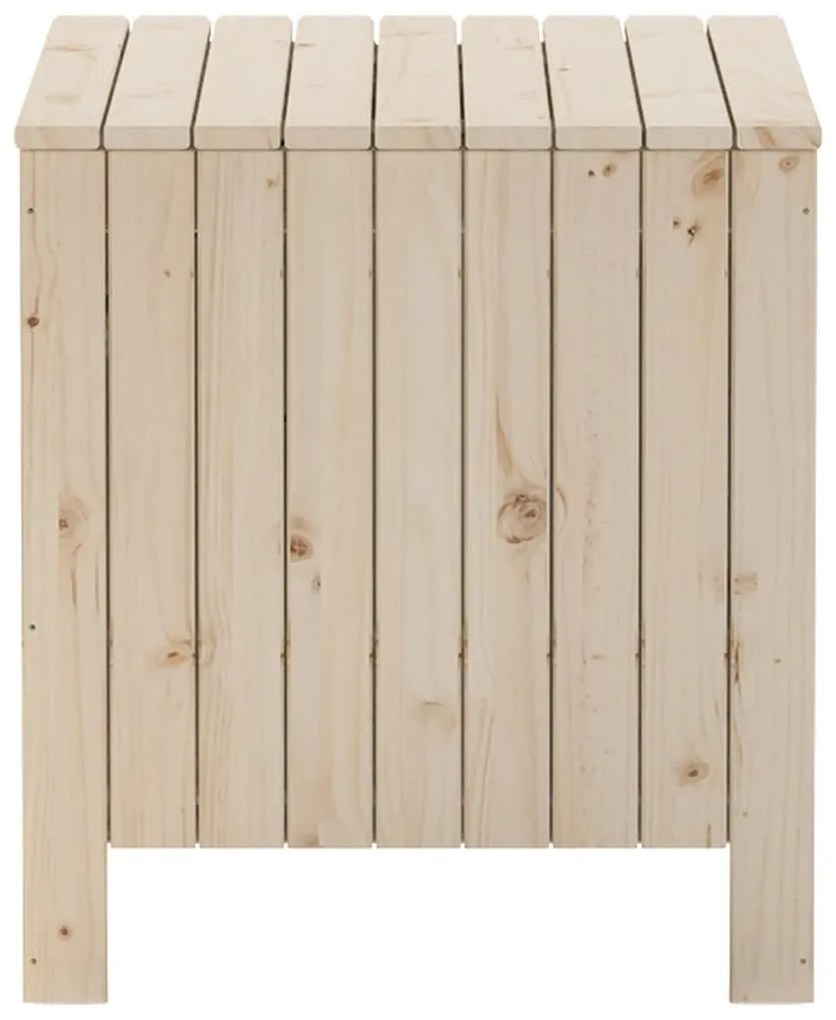 RANA tömör fenyőfa tárolóláda fedéllel 60 x 49 x 54 cm
