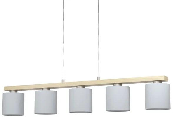 Eglo 901291 - Kábelre függesztett csillár CASTRALVO 5xE27/28W/230V