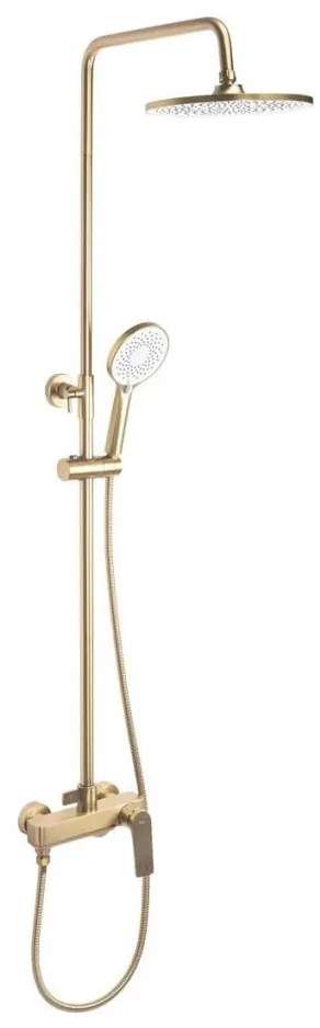 REA-P2400 - AVALON zuhanyszett csapteleppel, szálcsiszolt arany