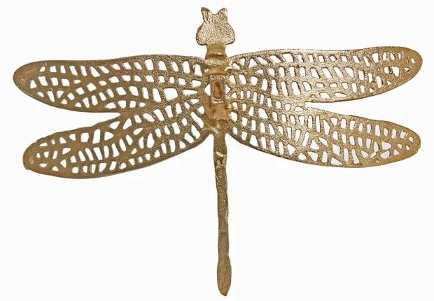 Fém fali dekoráció 36x24 cm Dragonfly – Light &amp; Living