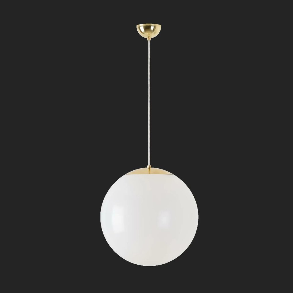 Osmont 64311 Isis S3 Pm függesztett műanyag lámpa polírozott sárgaréz fehér IP40