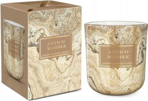 Illatgyertya paraffinos pohárban Antico Marble Bartek Candles