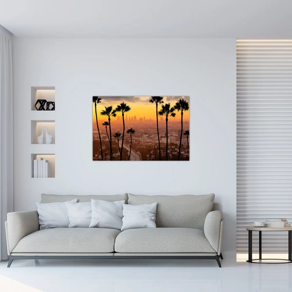 Kép - Los Angeles panorámája (90x60 cm)