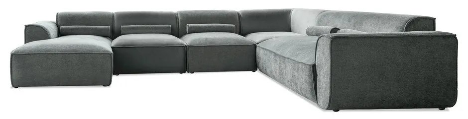 Világoszöld sarokkanapé (jobb oldali) Flex Felix – Miuform