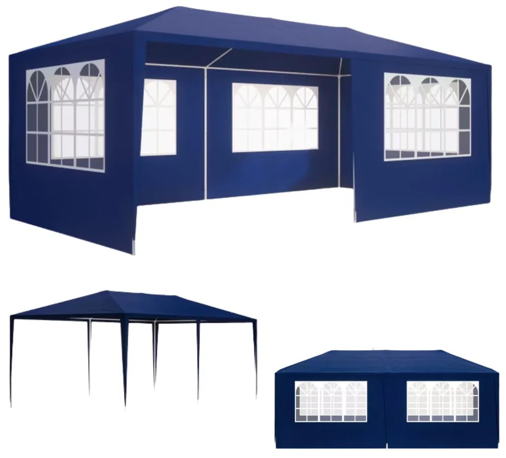 NEAPOL rendezvénysátor, 3x6m, kék Jurhan