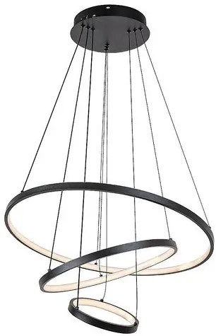 RÁBALUX 72346 BELIZA Modern Led Függesztett Lámpa Fekete IP20