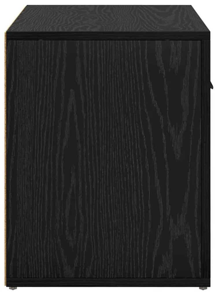 Éjjeliszekrény fiókkal Musta tammi 60 x 36 x 45 cm Faanyag