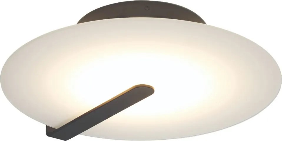 ELSTEAD QN-NUVOLA-F-M-BK NUVOLA Kerek Mennyezeti Lámpa Fehér, Matt Fekete LED IP20
