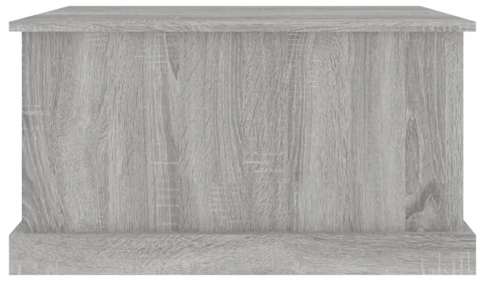 szürke sonoma szerelt fa tárolóláda 70x40x38 cm