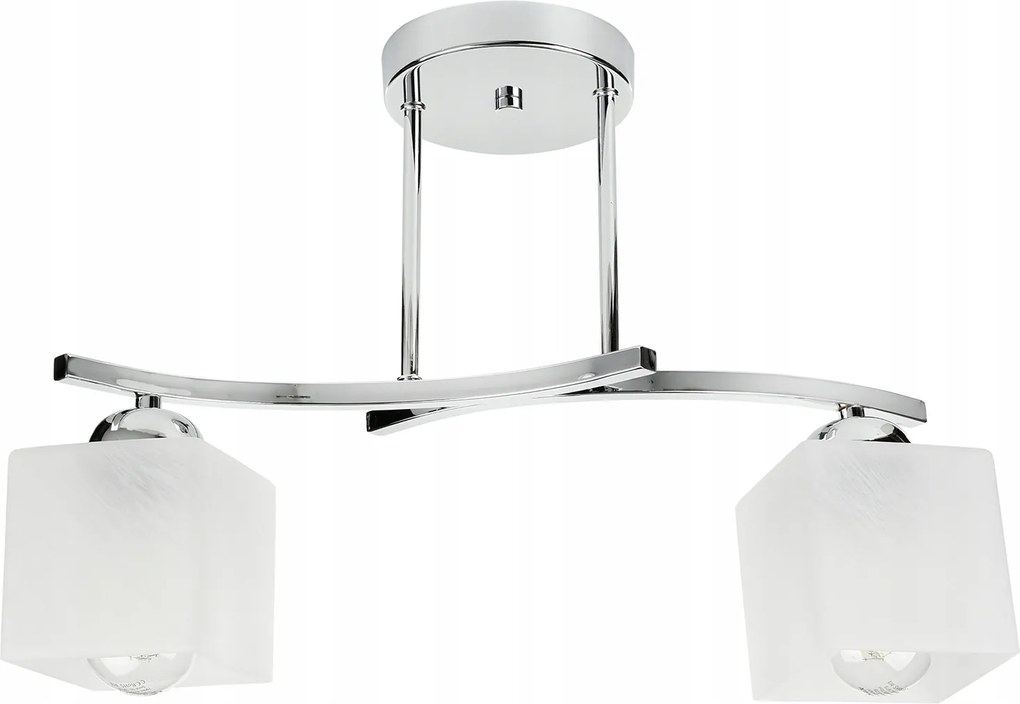 Mennyezeti Lámpa Függő Csillár Modern Szoba Nappali Króm E27