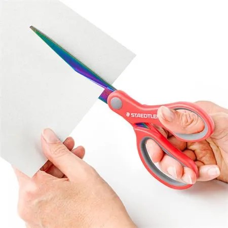 Olló, általános, 21 cm, STAEDTLER Norix&amp;reg; 965, vegyes színek (TS96521XBK)