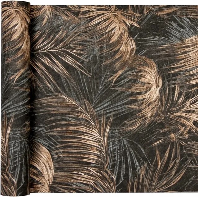 Növényi tapéta Pálmalevelek Vinyl a Flizelinen