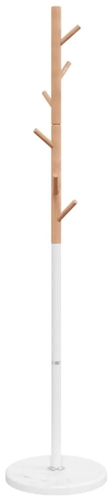 fehér porszórt vas ruhafogas 172 cm
