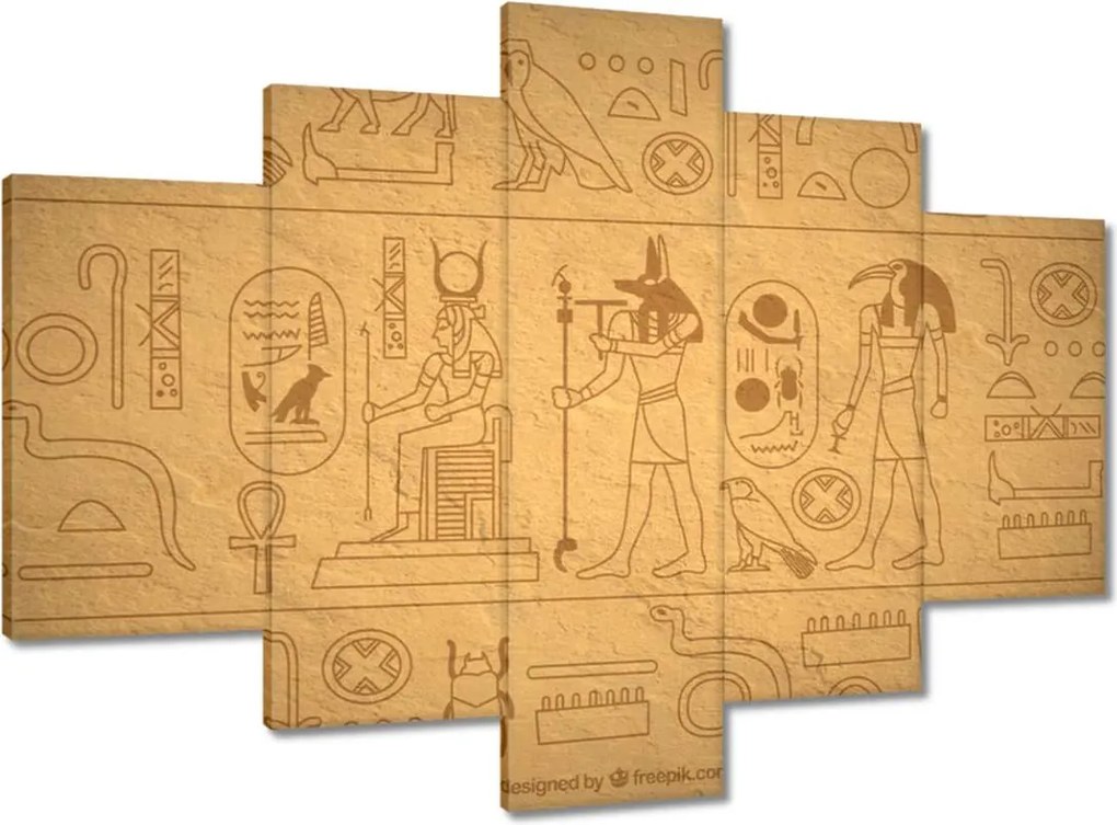 Festmények 150x105 Egyiptomi hieroglifák