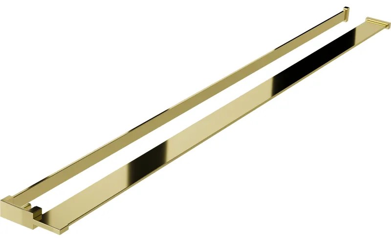 Mexen kiegészítők, polc/törülközőtartó zuhanyparavánhoz (max. 140cm), arany, 800-02-50