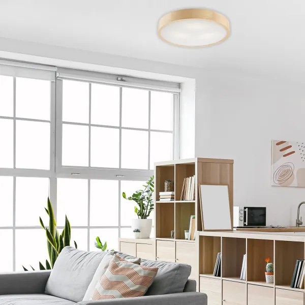 Mennyezeti lámpa NATURAL 3xE27/60W/230V átm. 47,5 cm fenyő