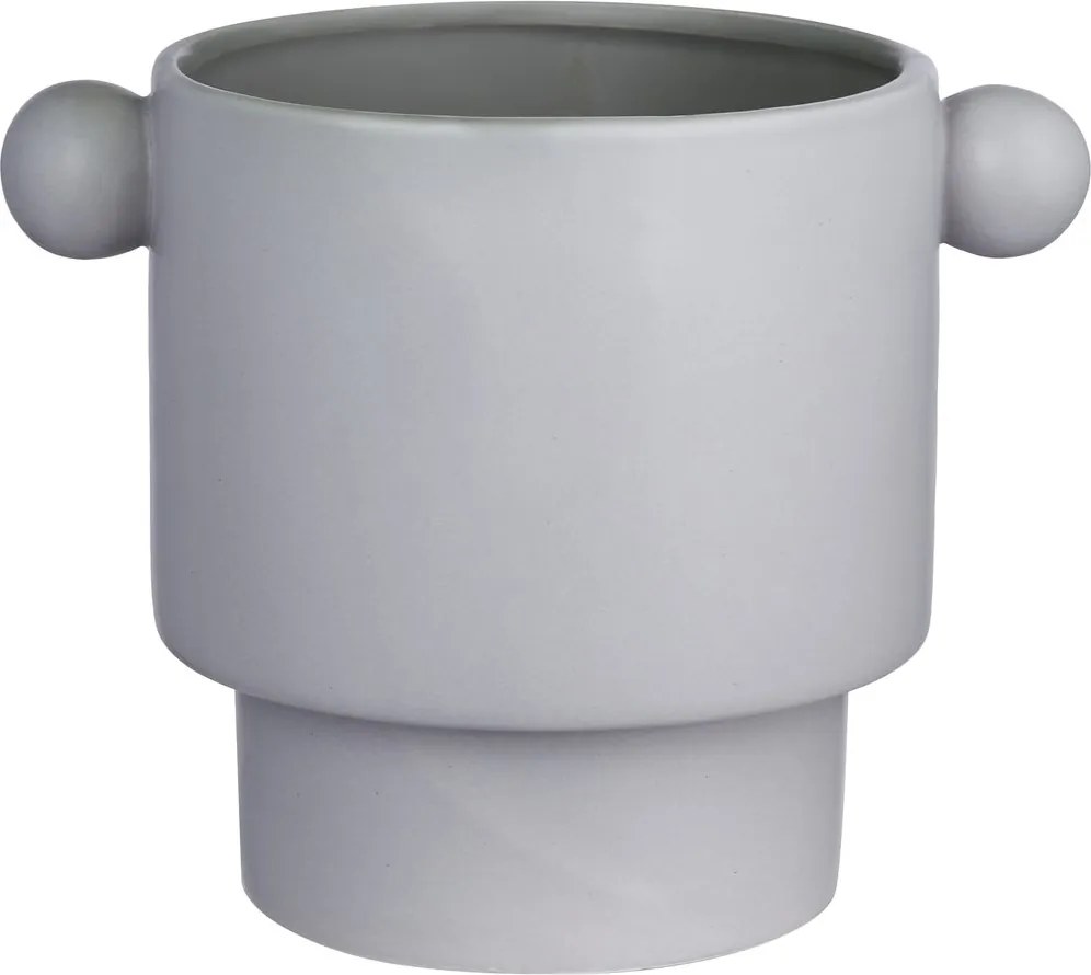 HANDLE kaspó, szürke 18 cm