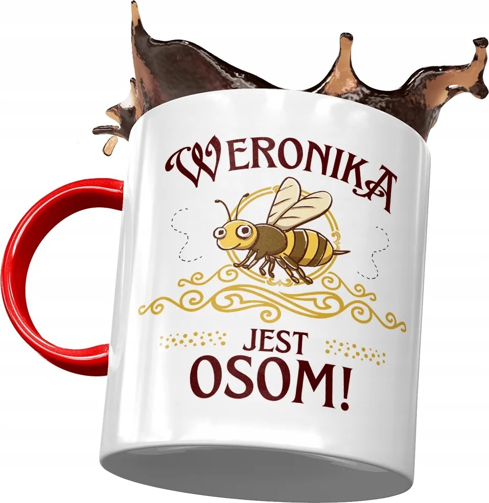 Piros Bögre Veronika Feleség Nővér Ajándék Nyomtatott Fotóval