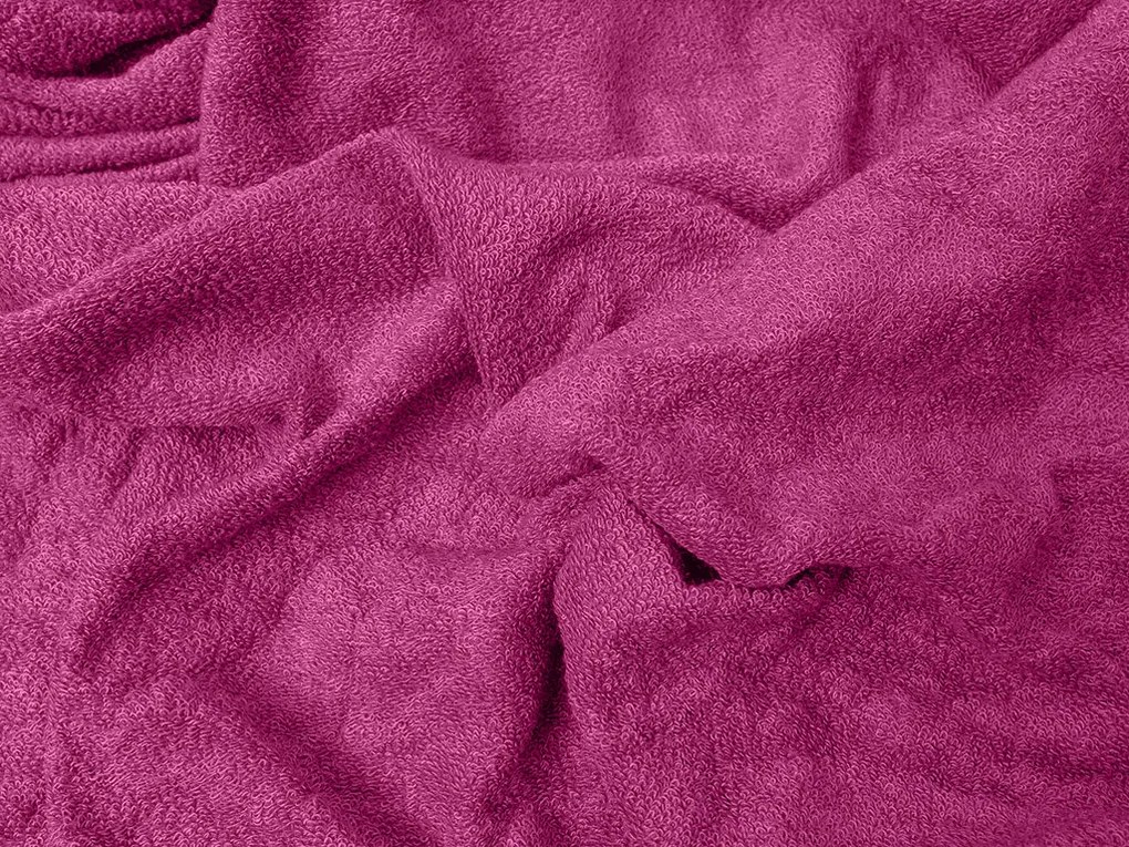 Frottír gumis lepedő EXCLUSIVE bíbor 90 x 200 cm