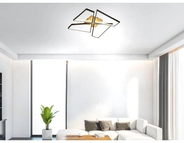 LED állítható mennyezeti lámpa LED/115W/230V 3000-6500K barna/fekete + DO