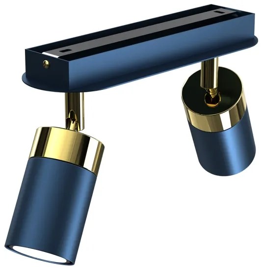 Brilagi - Spotlámpa POKER 2xGU10/25W/230V kék