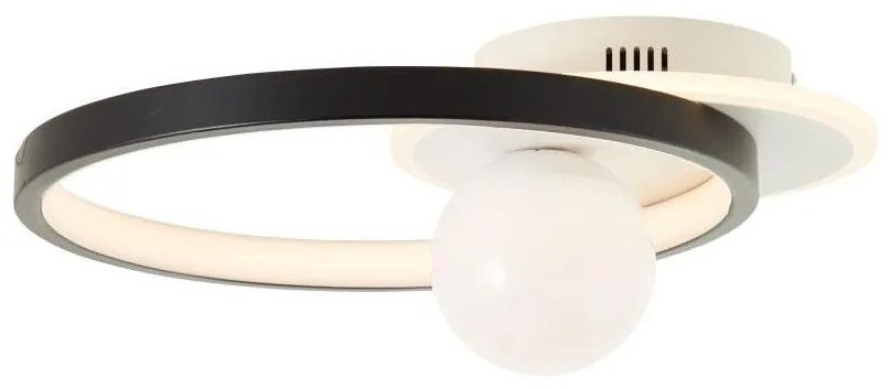 Brilliant - LED Dimmelhető mennyezeti lámpa ATLANTA LED/24W/230V fekete/fehér