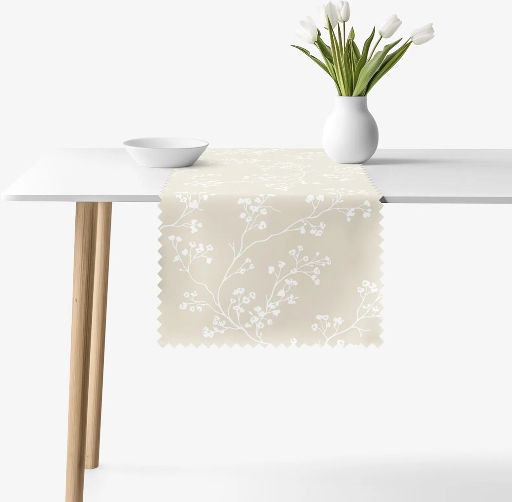 Goldea teflonbevonatú asztali futó - indás növények 35x120 cm