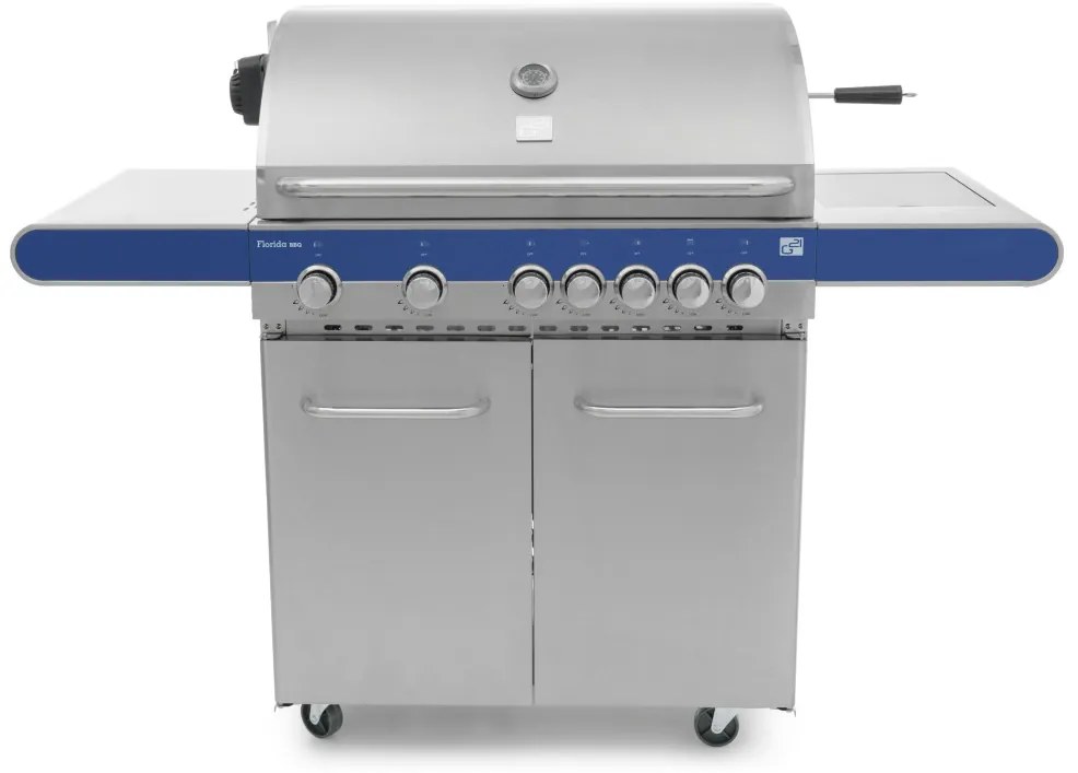 G21 Florida BBQ Premium line gázgrill, 7 égőfej + ajándék nyomáscsökkentő