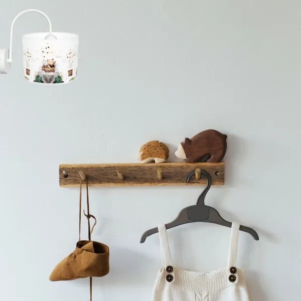 Gyerek fali lámpa BEARS 1xE27/60W/230V