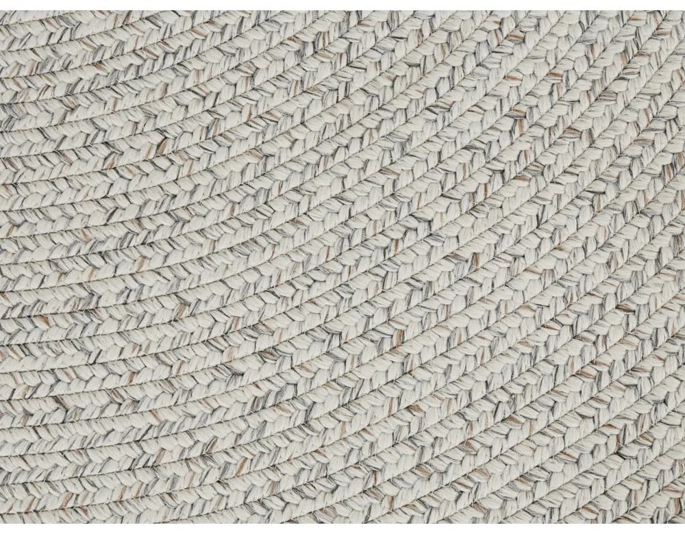 Fehér-bézs kerek kültéri szőnyeg ø 200 cm - NORTHRUGS