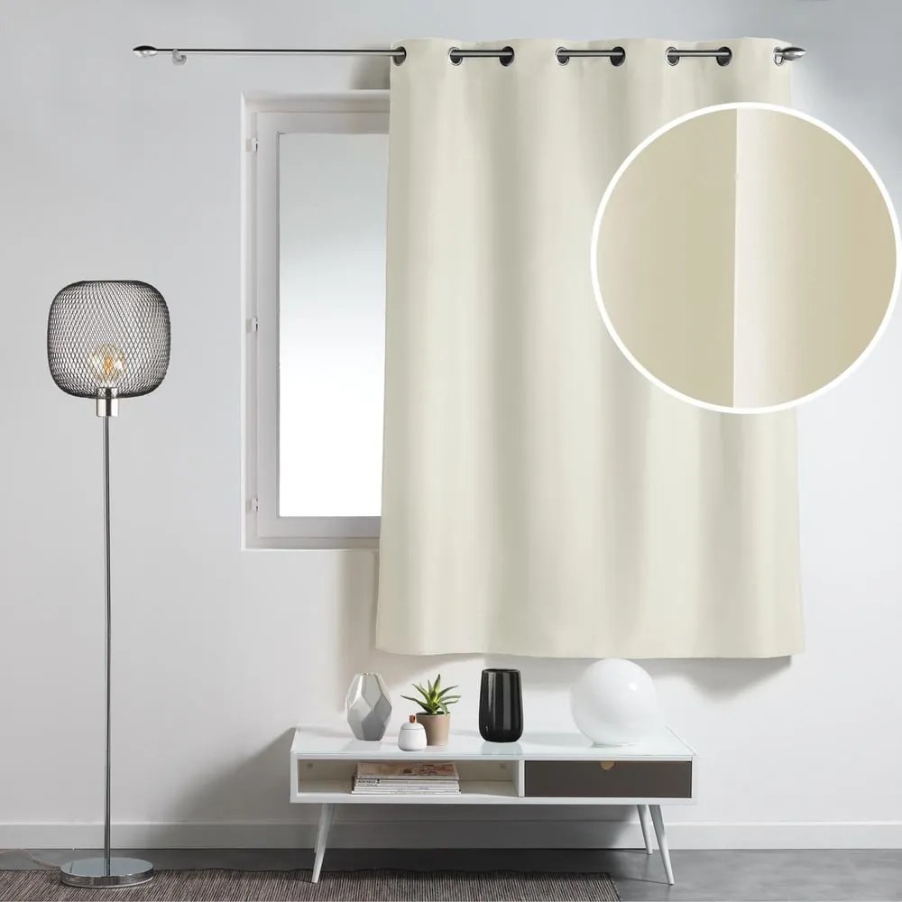 Bézs függöny 140x180 cm Essentiel – douceur d'intérieur