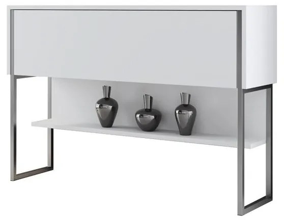 Komód Luxe - Silver, White