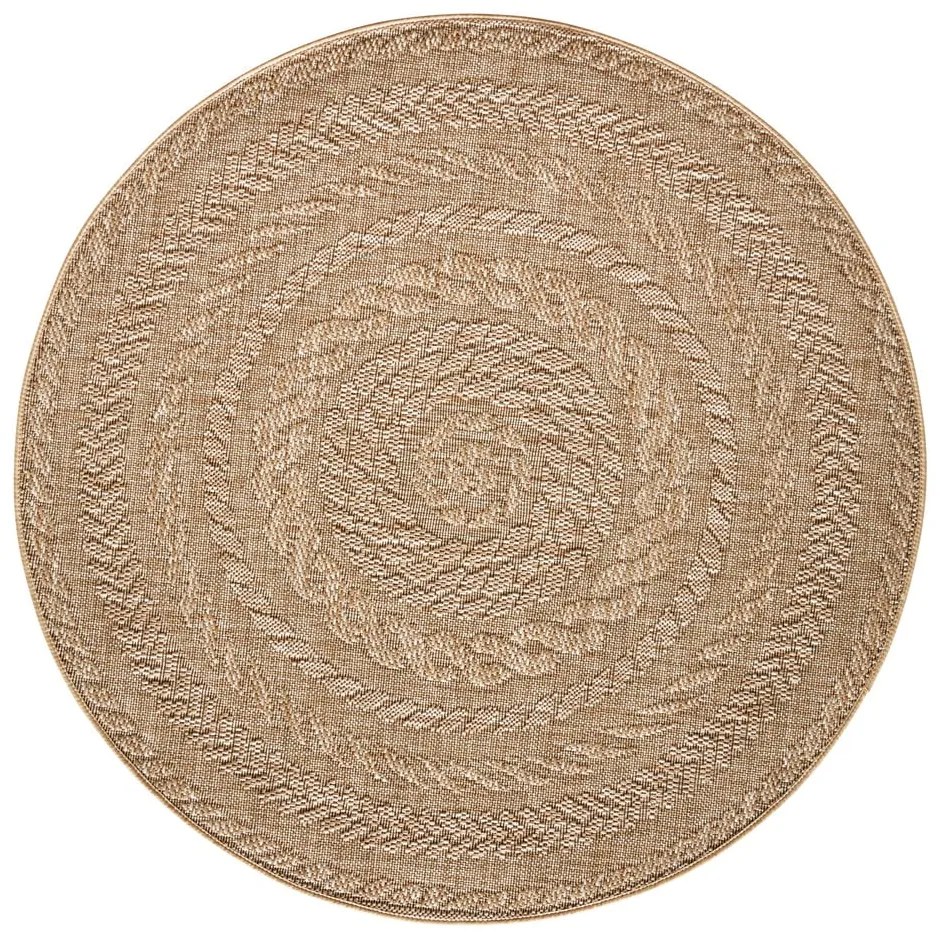 Almendro bézs kültéri szőnyeg, Ø 160 cm - NORTHRUGS