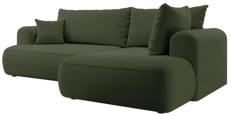 Sarokkanapé Olivo II (J) (zöld + fekete). 1099254