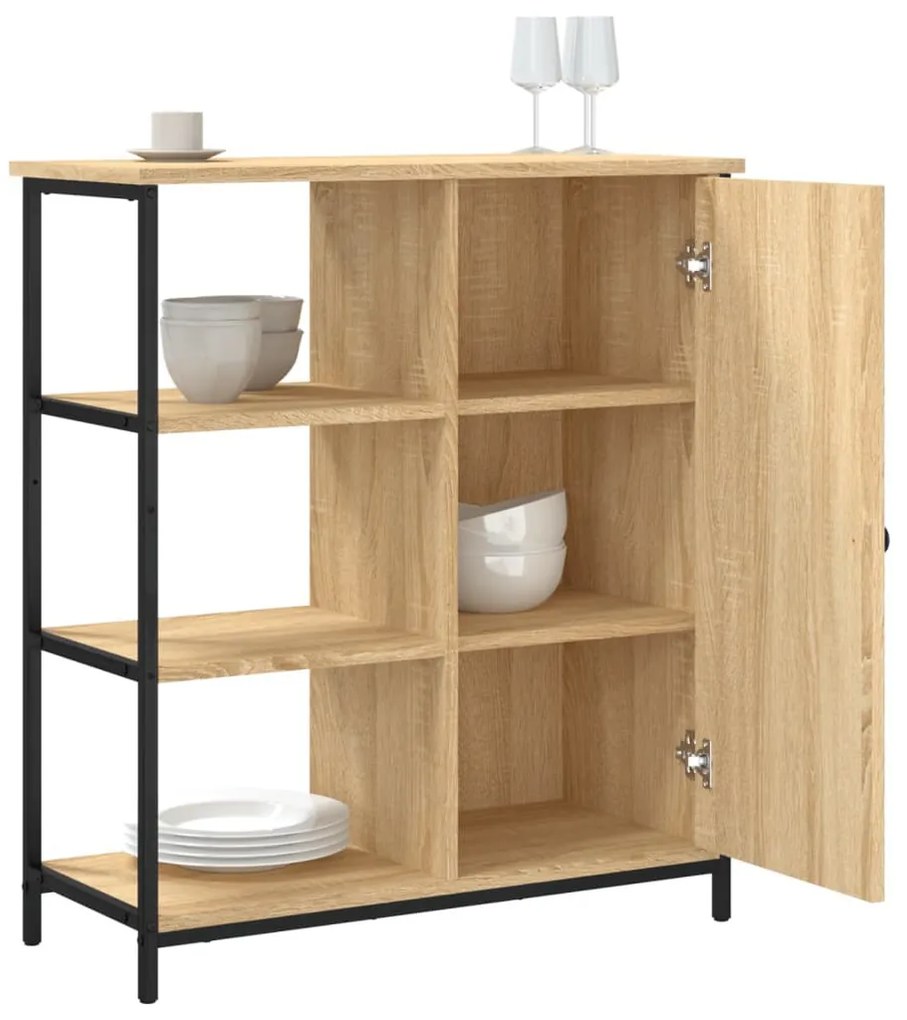 sonoma tölgyfa tálalószekrény 70 x 30 x 80 cm