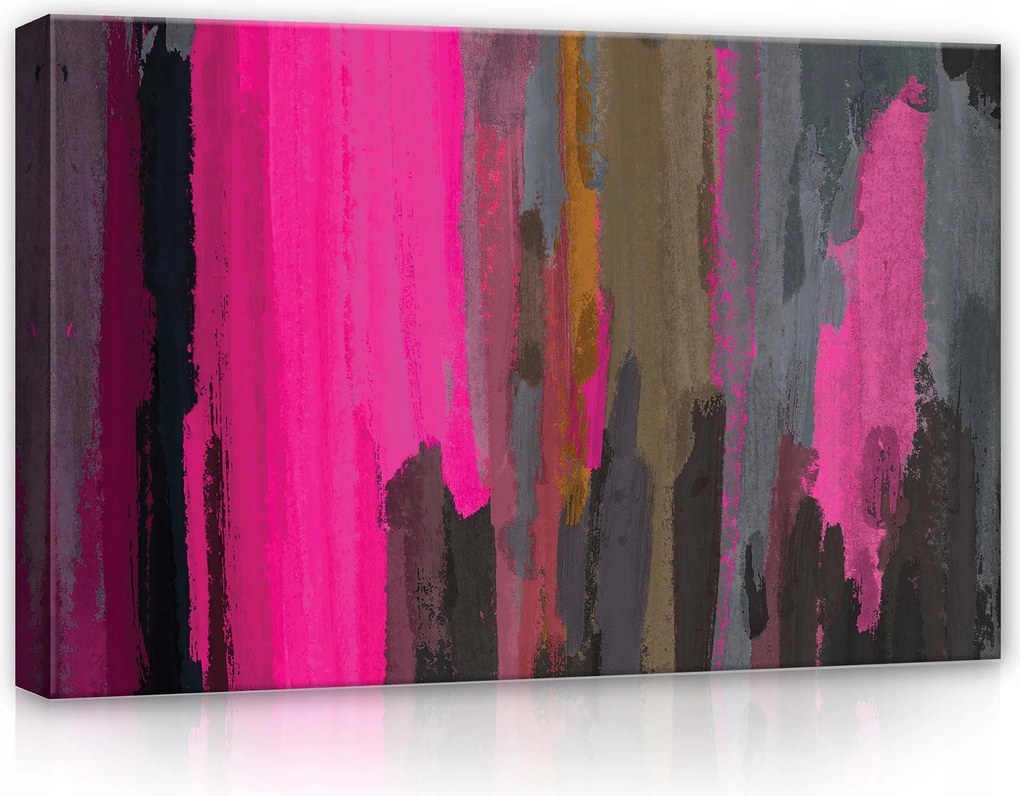 Vászonkép 60x40 Absztrakt kifejezés szín textúra dinamika modern művészet