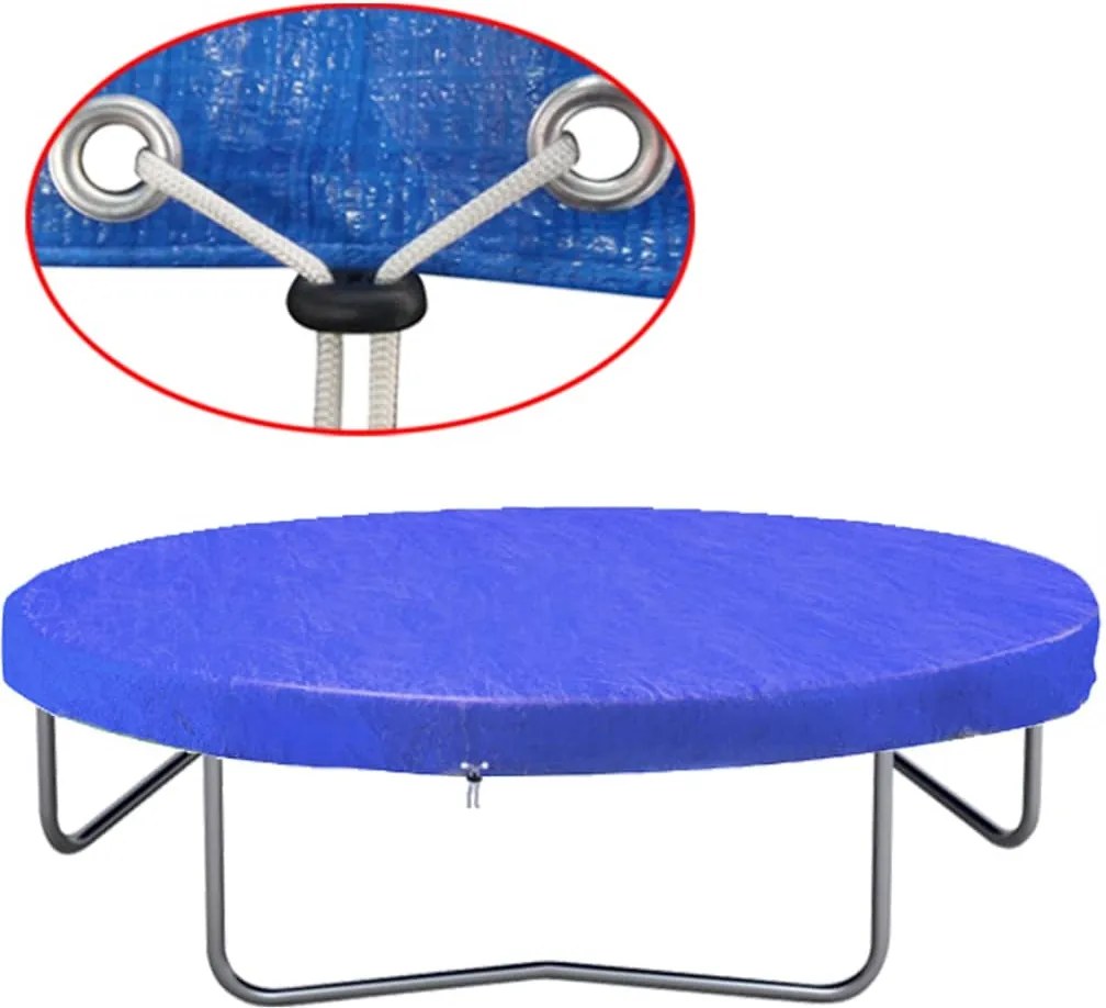 vidaXL trambulin takaróponyva PE 450-457 cm 90 g/m²