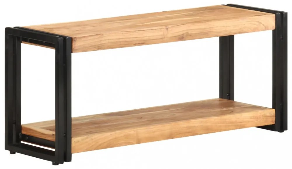 tömör akácfa TV-szekrény 90 x 30 x 40 cm