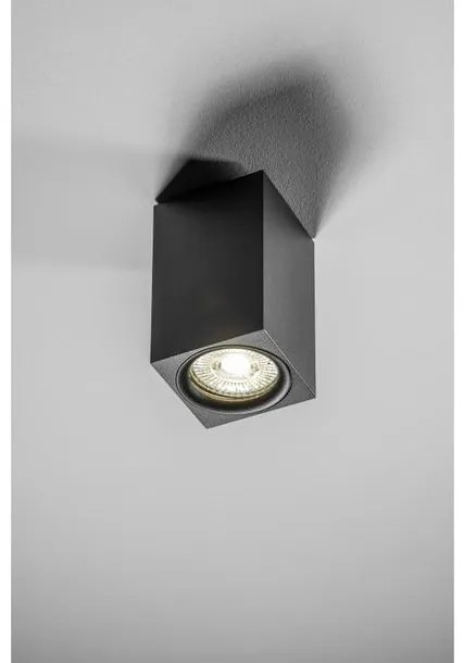 Lámpa Mennyezeti lámpatest TIPO, alum, 60x60x100, IP20, max 50W, kwad. Fekete