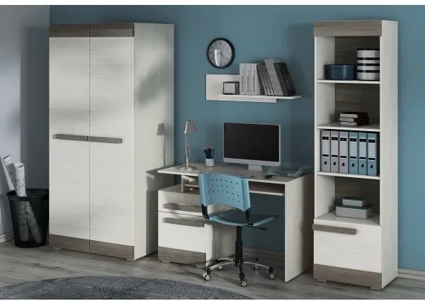 Fali polc SARPA 23x92 cm fehér