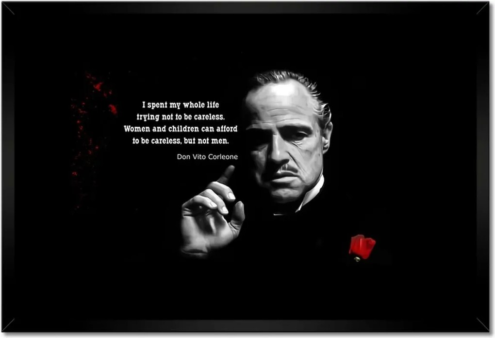 Poszterek keretben 60x40 Idézetek a Keresztapáról