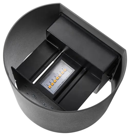 Nordlux - LED kültéri fali lámpatest MILDA LED/4,9W/230V IP44 antracit