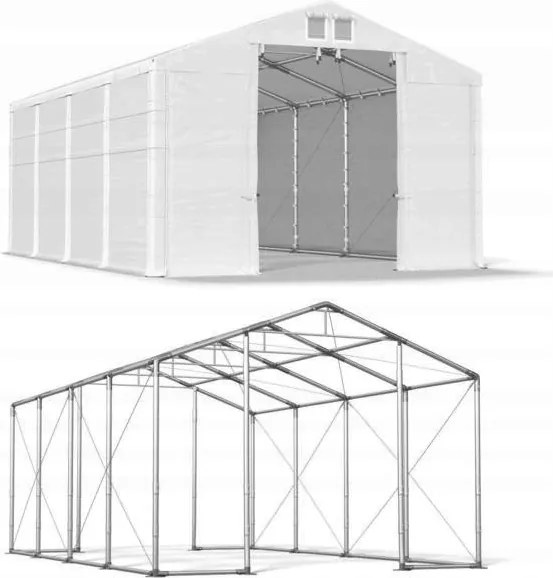 6x8 méteres [3,5m] Das 620 Wp kerti pavilon rendezvénysátor