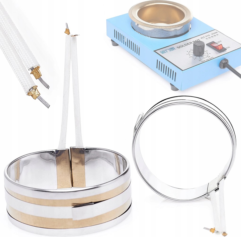 Fűtőtest Forrasztótégelyhez XLT-310 Fűtőelem 250W Techrebal