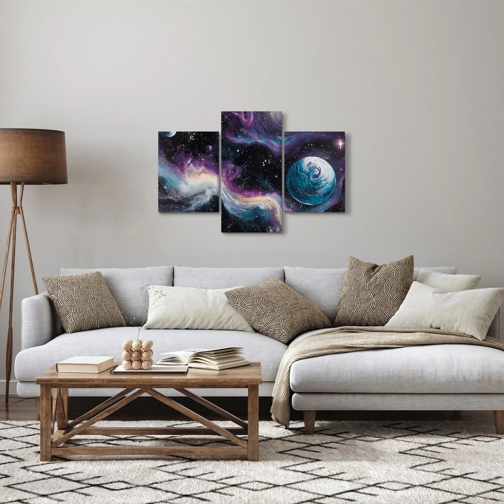 Kép - Festett univerzum (90x60 cm)