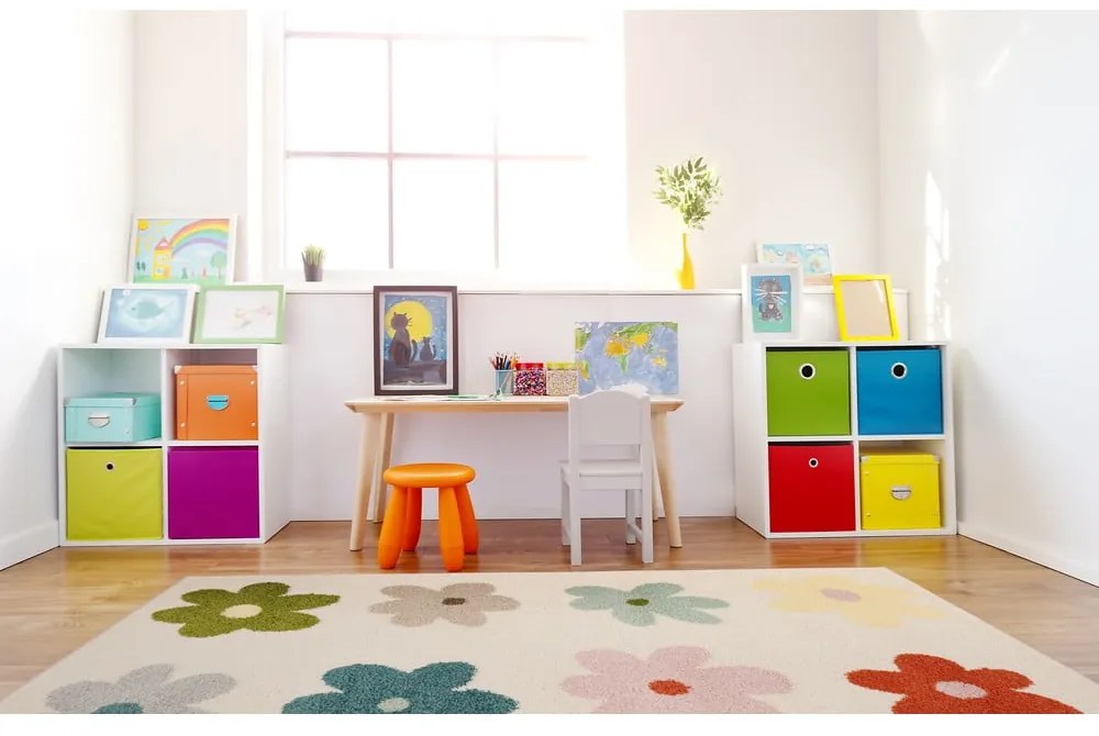 Elefántcsont színű gyerek szőnyeg 80x150 cm Dazzy Cream – FD